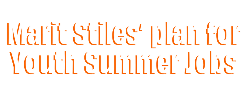 Marit Stiles Plan for Youth Summer Jobs