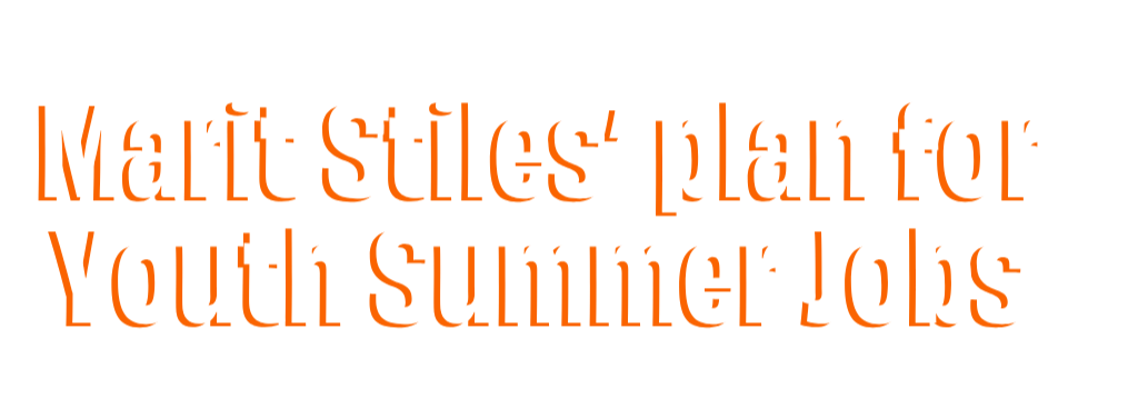 Marit Stiles plan for Youth Summer Jobs Marit Stiles plan for Youth Summer Jobs